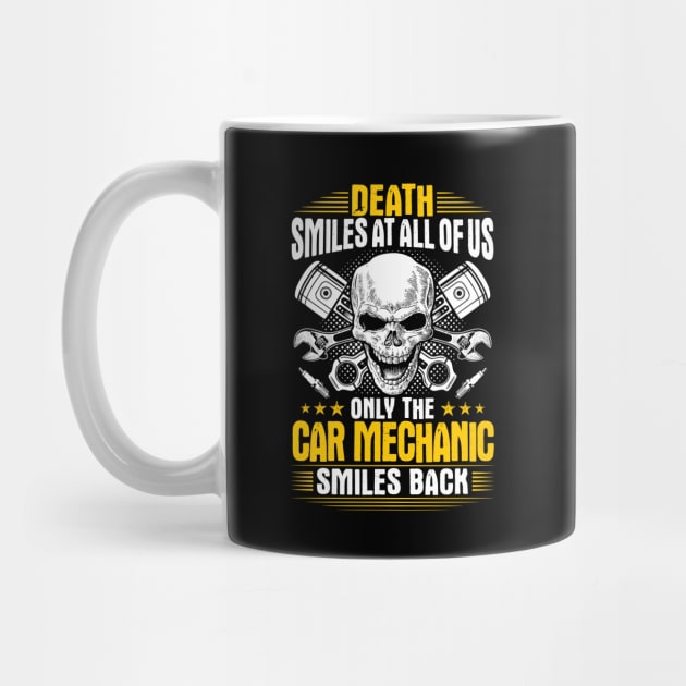 Car Mechanic Auto Mechanic Gift Present Smiles by Krautshirts